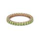 2 - Ellen 2.40 mm Peridot Eternity Band 