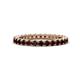 1 - Ellen 2.40 mm Red Garnet Eternity Band 