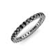 3 - Ellen 2.40 mm Black Diamond Eternity Band 
