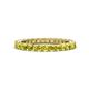 1 - Ellen 2.40 mm Yellow Diamond Eternity Band 