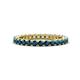 1 - Ellen 2.40 mm Blue Diamond Eternity Band 