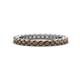 1 - Ellen 2.40 mm Smoky Quartz Eternity Band 