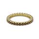 2 - Ellen 2.40 mm Smoky Quartz Eternity Band 