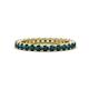 1 - Ellen 2.40 mm London Blue Topaz Eternity Band 