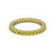 2 - Ellen 2.40 mm Yellow Diamond Eternity Band 