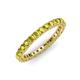 3 - Ellen 2.40 mm Yellow Diamond Eternity Band 