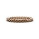 1 - Ellen 2.40 mm Smoky Quartz Eternity Band 