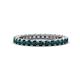 1 - Ellen 2.40 mm London Blue Topaz Eternity Band 