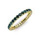 3 - Ellen 2.40 mm London Blue Topaz Eternity Band 