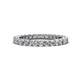 1 - Ellen 2.40 mm Diamond Eternity Band 