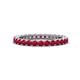 1 - Ellen 2.40 mm Ruby Eternity Band 