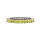 1 - Ellen 2.40 mm Yellow Sapphire Eternity Band 