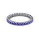 2 - Ellen 2.40 mm Tanzanite Eternity Band 