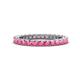 1 - Ellen 2.40 mm Pink Tourmaline Eternity Band 