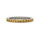 1 - Ellen 2.40 mm Citrine Eternity Band 