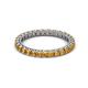 2 - Ellen 2.40 mm Citrine Eternity Band 