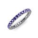 3 - Ellen 2.40 mm Iolite Eternity Band 