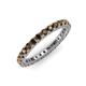 3 - Ellen 2.40 mm Smoky Quartz Eternity Band 