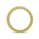 4 - Ellen 2.40 mm Yellow Sapphire Eternity Band 