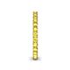 5 - Ellen 2.40 mm Yellow Sapphire Eternity Band 