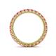 4 - Ellen 2.40 mm Pink Tourmaline Eternity Band 