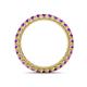4 - Ellen 2.40 mm Amethyst Eternity Band 