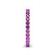 5 - Ellen 2.40 mm Amethyst Eternity Band 