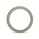 4 - Ellen 2.40 mm Citrine Eternity Band 