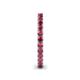 5 - Ellen 2.40 mm Rhodolite Garnet Eternity Band 