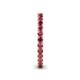 5 - Ellen 2.40 mm Rhodolite Garnet Eternity Band 