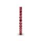 5 - Ellen 2.40 mm Rhodolite Garnet Eternity Band 