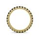4 - Ellen 2.40 mm Black Diamond Eternity Band 