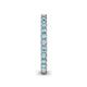 5 - Ellen 2.40 mm Aquamarine Eternity Band 