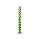 5 - Ellen 2.40 mm Green Garnet Eternity Band 