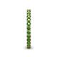 5 - Ellen 2.40 mm Green Garnet Eternity Band 