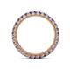 4 - Ellen 2.40 mm Tanzanite Eternity Band 