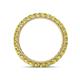 4 - Ellen 2.40 mm Yellow Diamond Eternity Band 