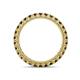 4 - Ellen 2.40 mm Smoky Quartz Eternity Band 