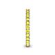 5 - Ellen 2.40 mm Yellow Sapphire Eternity Band 