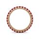 4 - Ellen 2.40 mm Ruby Eternity Band 