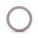 4 - Ellen 2.40 mm Pink Tourmaline Eternity Band 