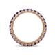 4 - Ellen 2.40 mm Iolite Eternity Band 
