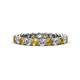 1 - Tiffany 2.80 mm Citrine and Diamond Eternity Band 