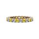 1 - Tiffany 2.80 mm Yellow Sapphire and Diamond Eternity Band 