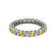 2 - Tiffany 2.80 mm Yellow Sapphire and Diamond Eternity Band 