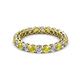 2 - Tiffany 2.80 mm Yellow Sapphire and Diamond Eternity Band 