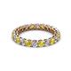 2 - Tiffany 2.80 mm Yellow Sapphire and Diamond Eternity Band 