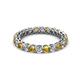 2 - Tiffany 2.80 mm Citrine and Diamond Eternity Band 