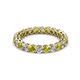 2 - Tiffany 2.80 mm Yellow and White Diamond Eternity Band 