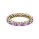 2 - Tiffany 2.80 mm Diamond and Amethyst Eternity Band 